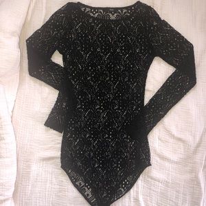 Black Lace Bodysuit